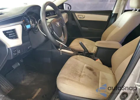 2016 Toyota Corolla L z USA, uszkodzony, nr VIN 2T1BURHE8GC509853